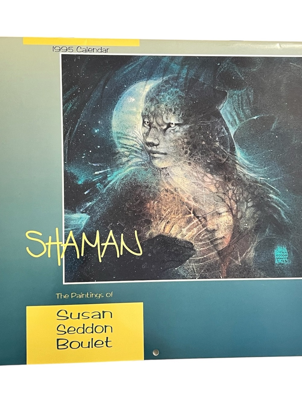 Vintage 1995 Shaman Wall Calendar Susan Seddon Boulet Pomegranate Art New